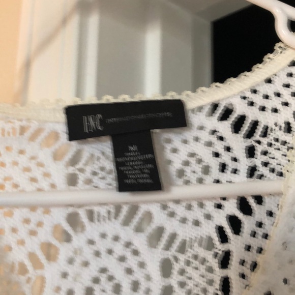 INC white lace dress - Picture 2 of 2